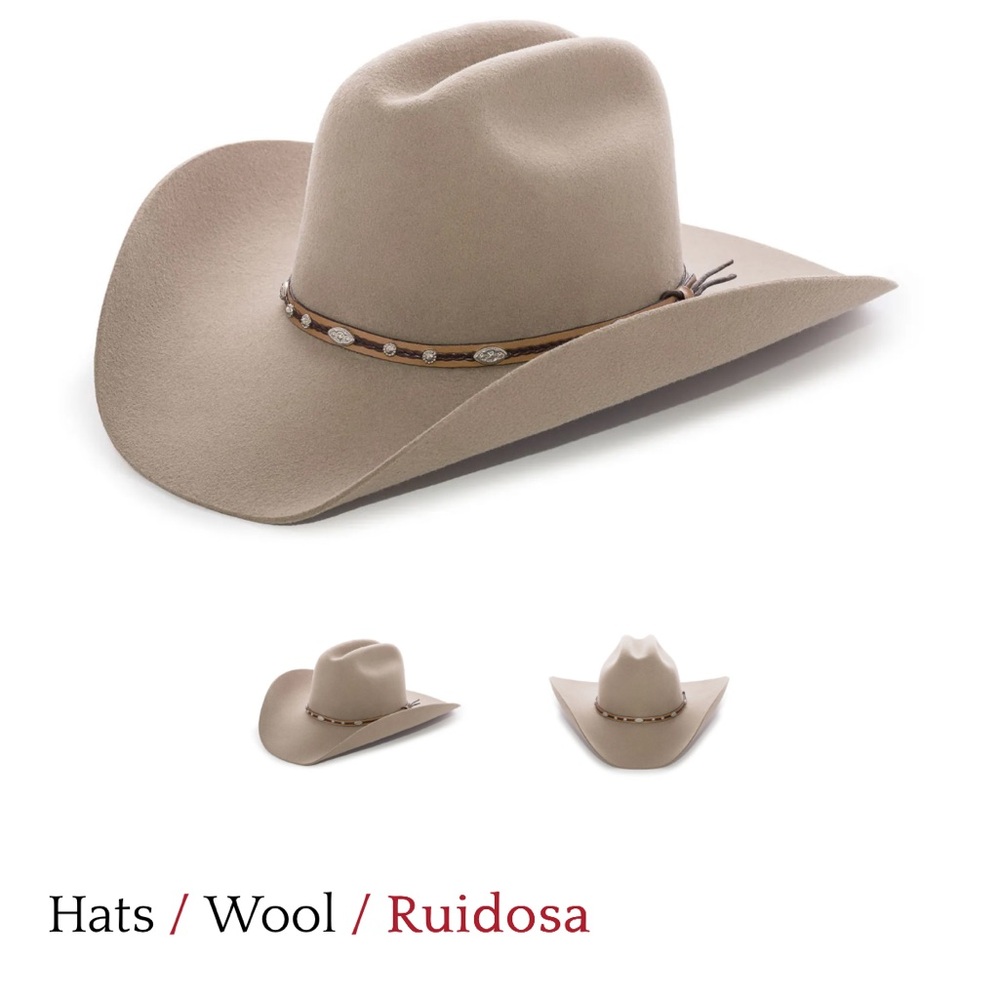 Master Hatters 3X Fawn Ruidosa Two Tone Wool Cowboy Hat